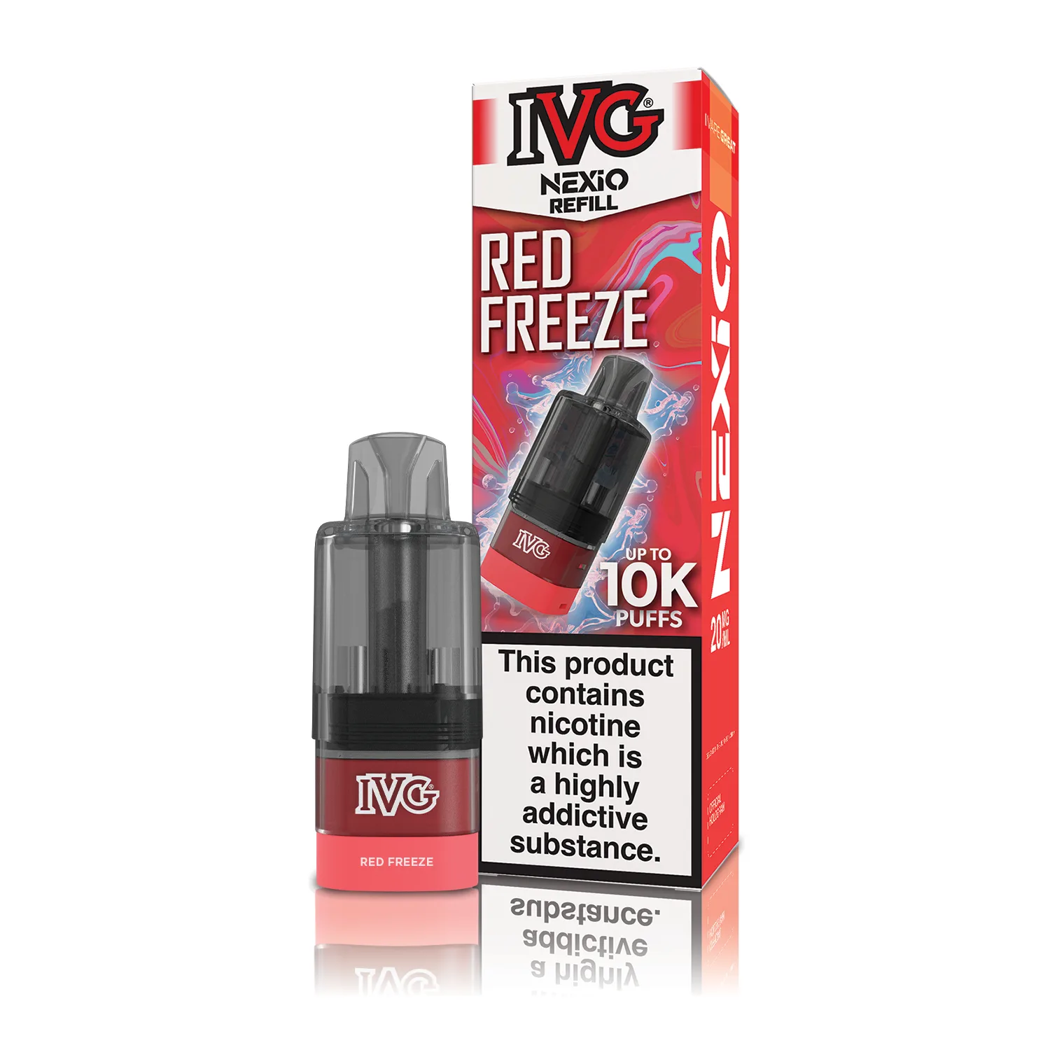IVG Nexio Pods — Red Freeze