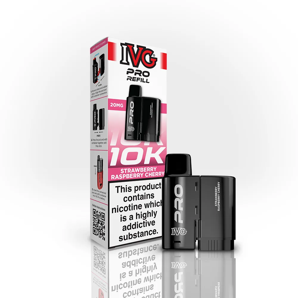 IVG Pro Refill Pods — Strawberry Raspberry Cherry